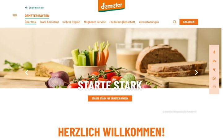 Screenshot of demeter-bayern.de