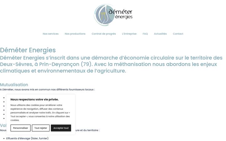 Screenshot of demeter-energies.fr
