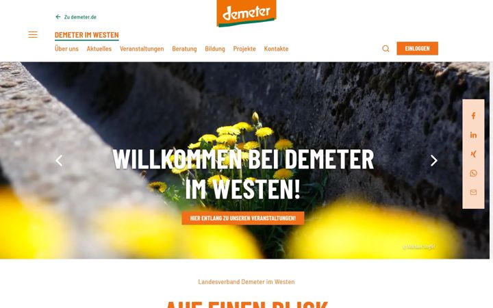 Screenshot ta' demeter-im-westen.de
