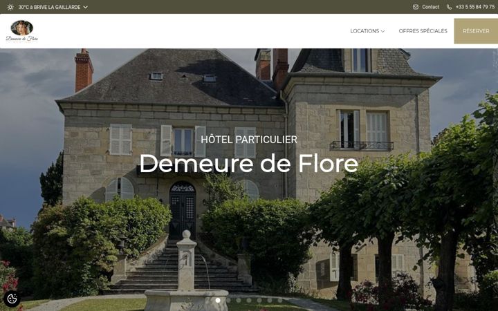 Screenshot of demeuredeflore.fr