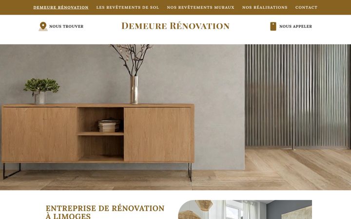 Screenshot of demeurerenovation.fr