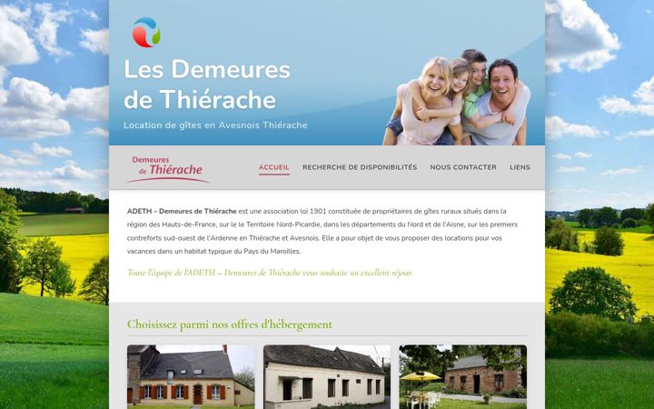 Screenshot of demeuresdethierache.com