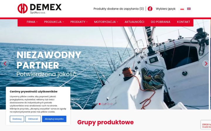 Screenshot ta' demex.pl