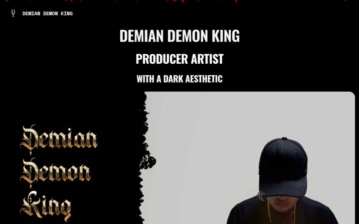Screenshot of demiandemonking.com