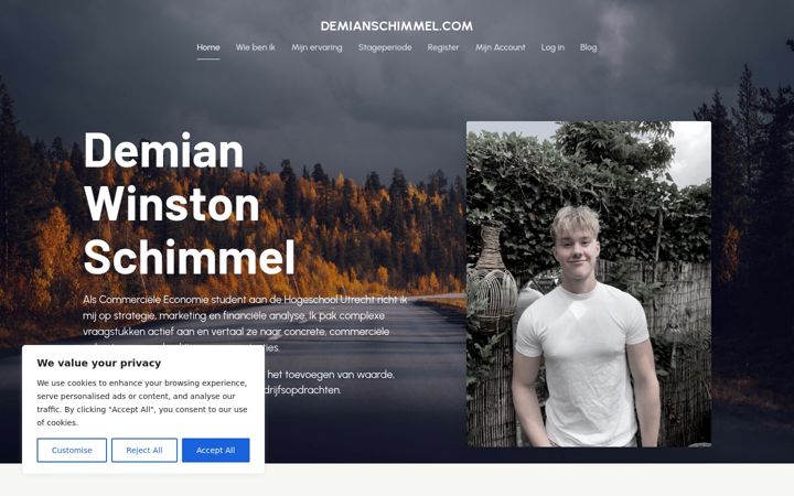 Screenshot of demianschimmel.com