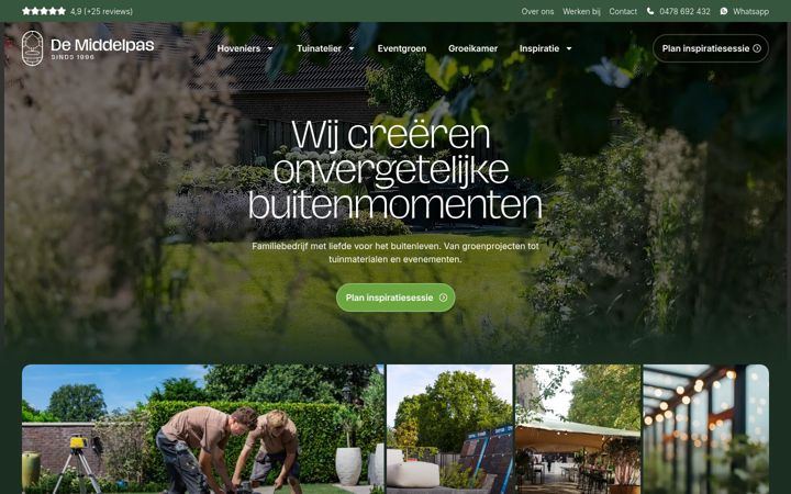 Screenshot of demiddelpas.nl