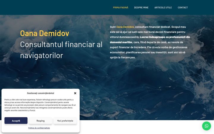 Screenshot stránky demidov.ro