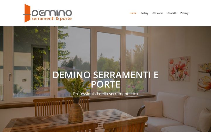 Screenshot of deminoserramenti.com
