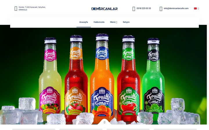 Screenshot of demircanlarcafe.com