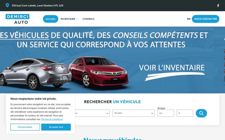 Képernyőkép: demirciauto.ca