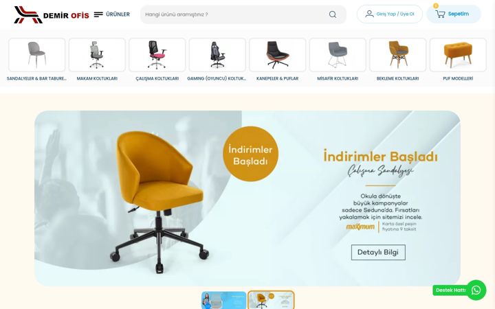 Screenshot of demirofis.com