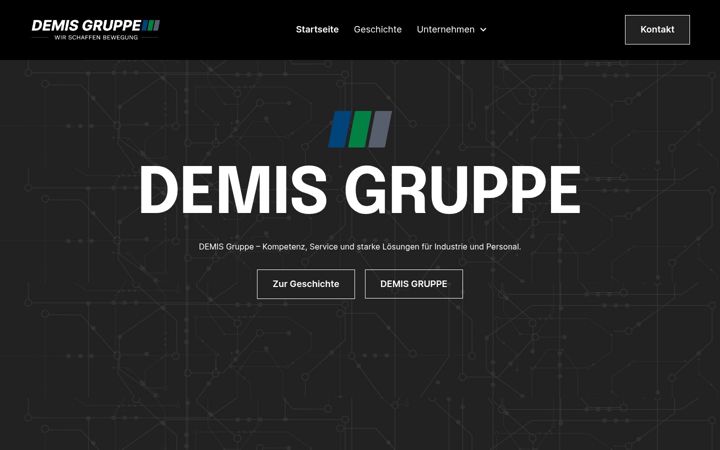 Screenshot of demis-gruppe.de