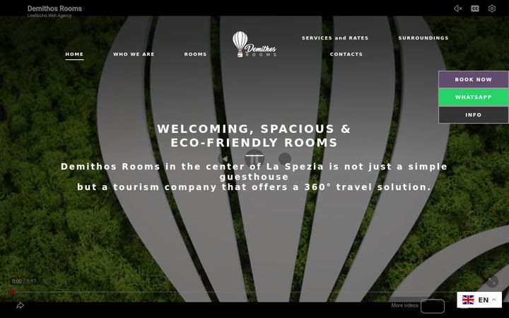 Screenshot of demithosrooms.com