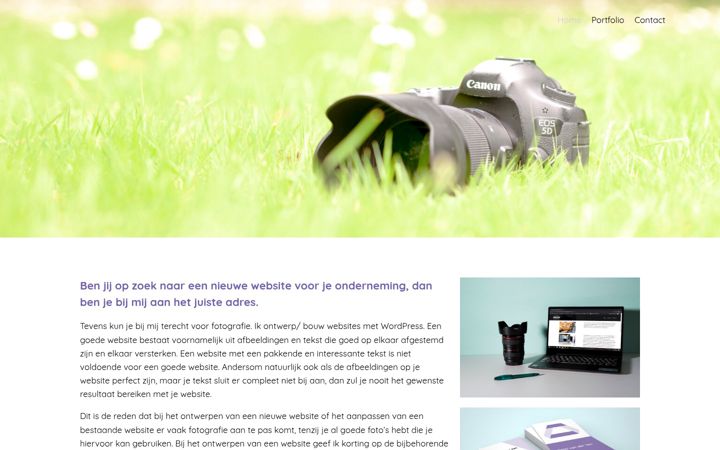 Screenshot di demivanderven.nl