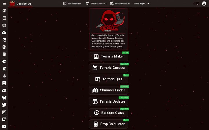 Screenshot of demize.gg