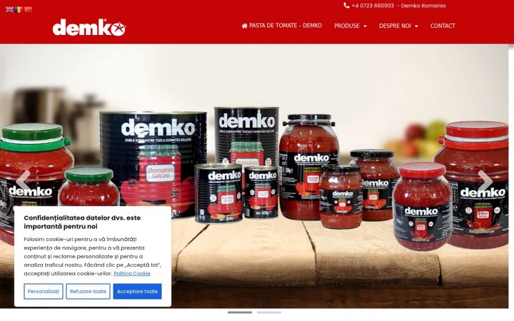 Screenshot stránky demko.ro