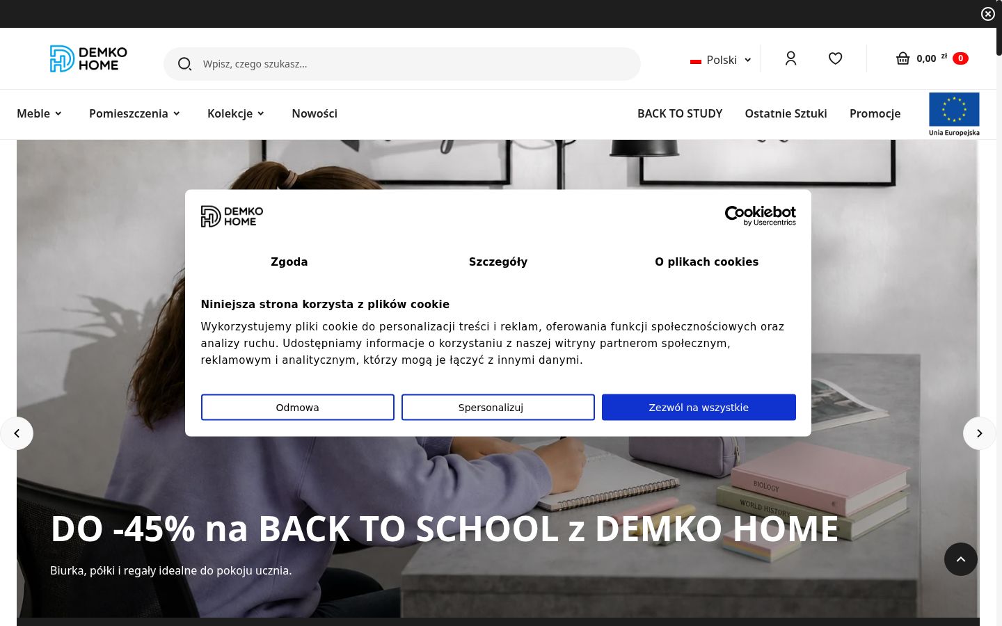 Sutikimo reklamjuostės, rodytos prieš bet kokią sąveiką, ekrano kopija