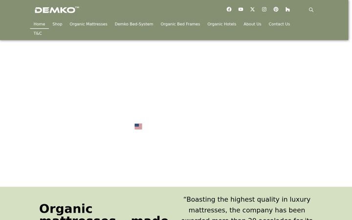 Screenshot of demkousa.com