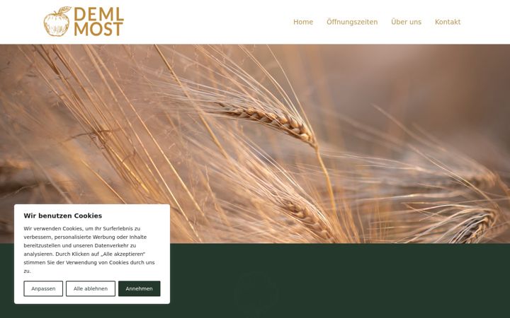 Screenshot of deml-most.at