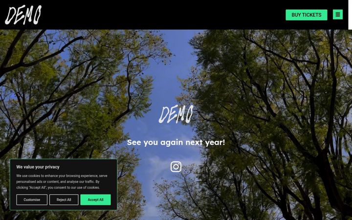 Screenshot of demo-festival.com