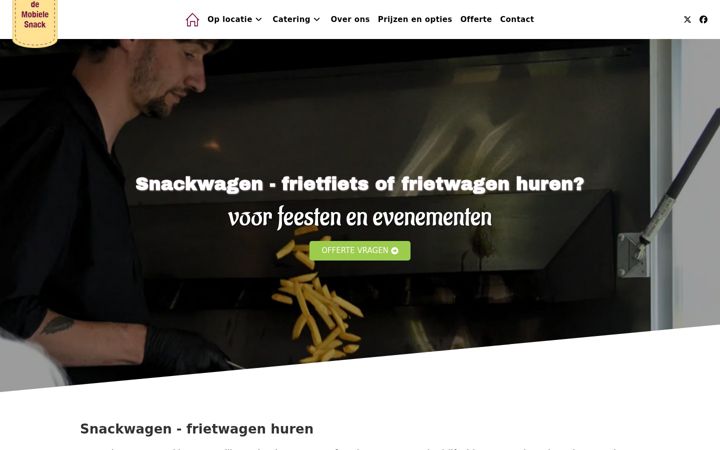 Skjermbilde av demobielesnack.nl