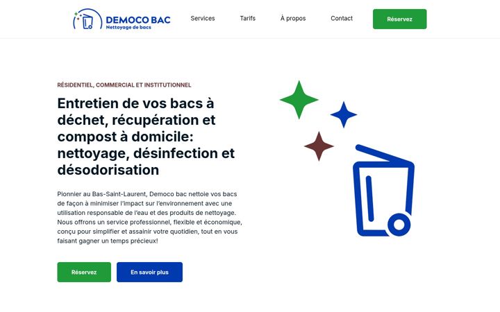 Screenshot of democobac.com