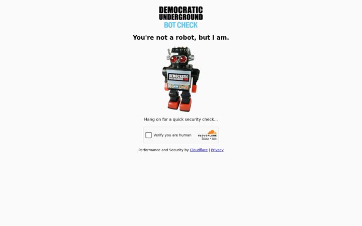 Ekrānuzņēmums no democraticunderground.com