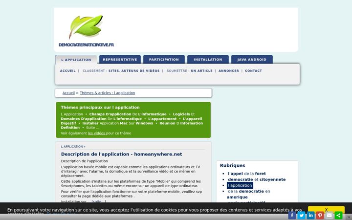 Screenshot of democratieparticipative.fr