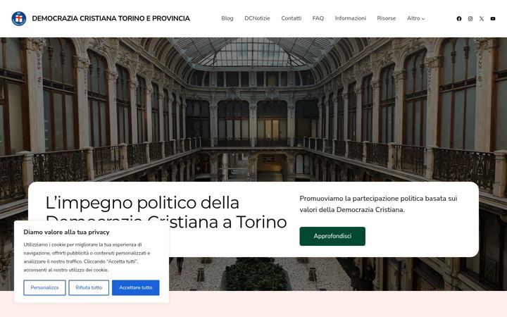 Zrzut ekranu democraziacristiana.torino.it