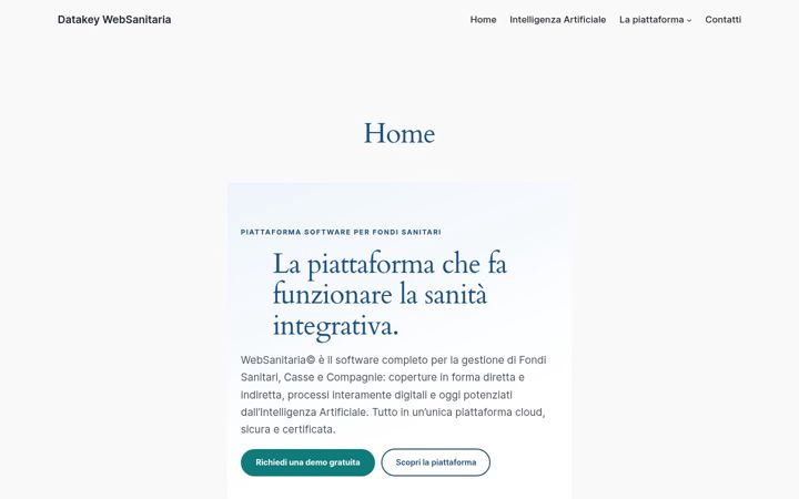 Zrzut ekranu demodatakeyonline.it