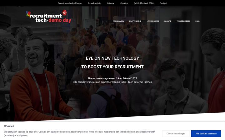 Screenshot of demoday.nl