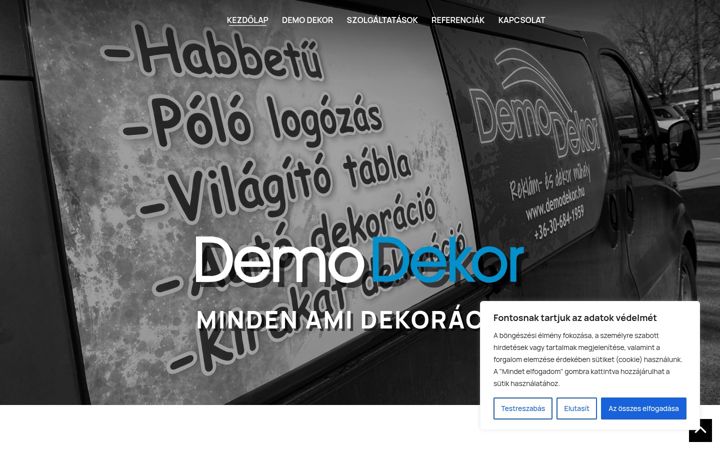 Screenshot von demodekor.hu