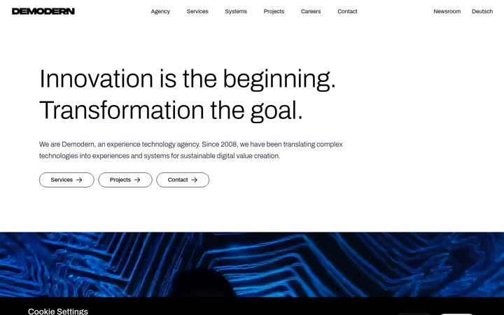 Screenshot of demodern.com