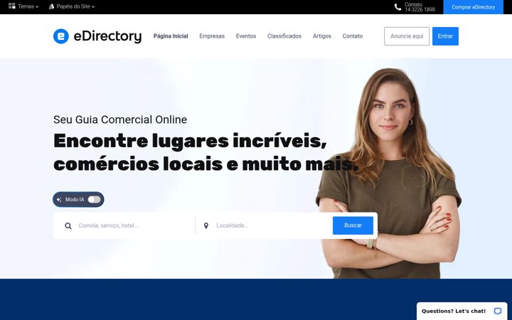 Képernyőkép: demodirectory.com.br