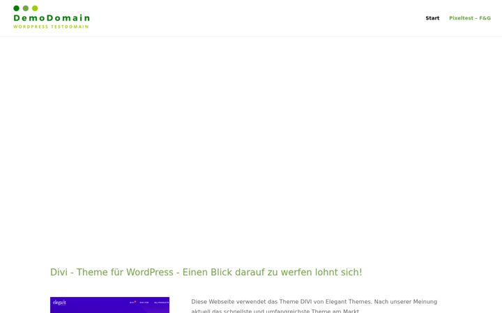 Screenshot of demodomain.at