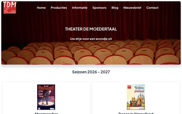 Screenshot of demoedertaal.be