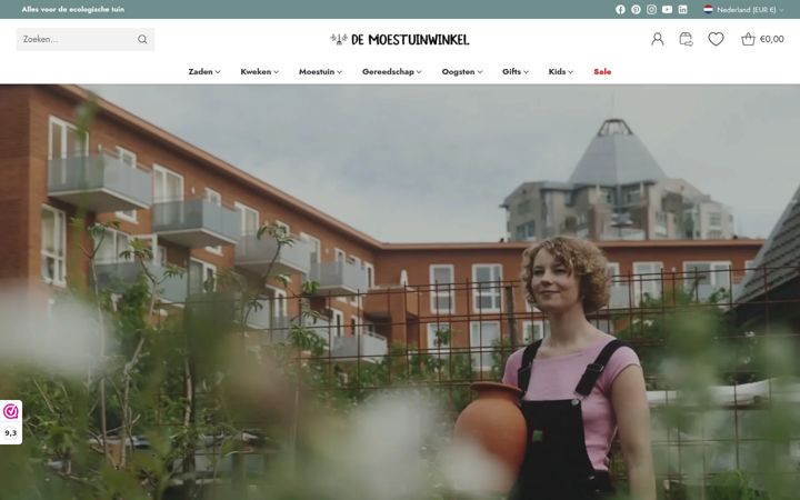 Skjermbilde av demoestuinwinkel.nl