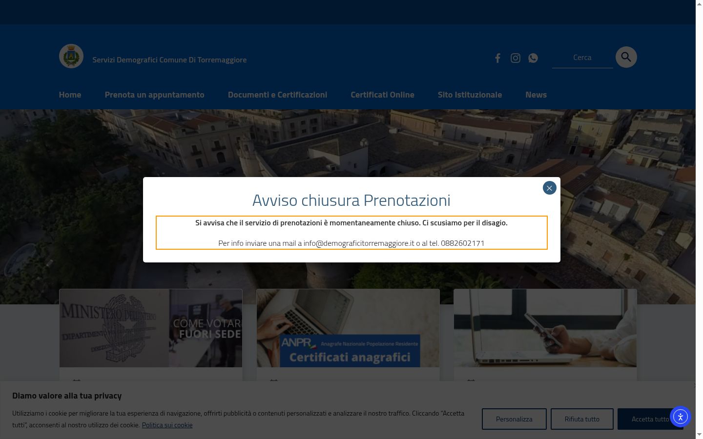 Ekrānuzņēmums ar piekrišanas baneri, kas tika rādīts pirms jebkādas mijiedarbības