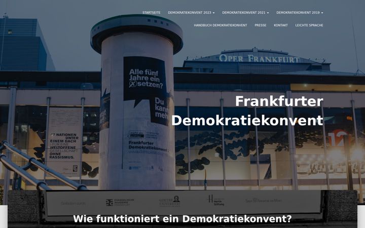 Screenshot of demokratiekonvent.de
