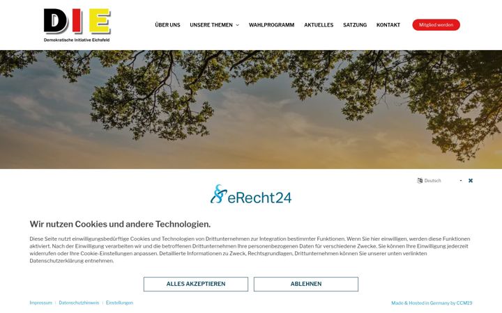 Screenshot of demokratische-initiative-eichsfeld.de