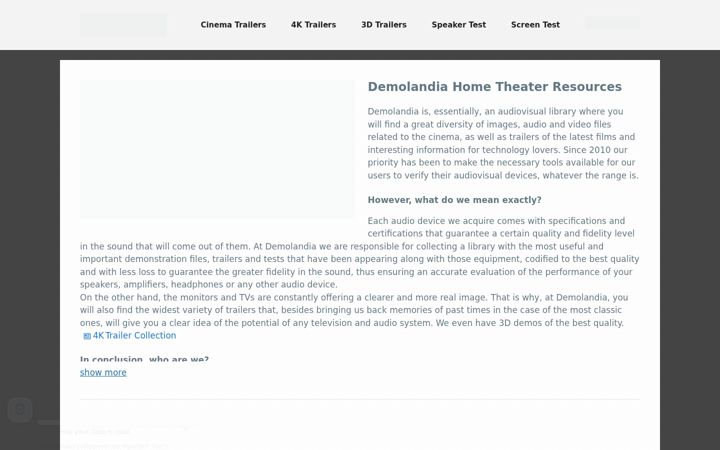 Screenshot of demolandia.net
