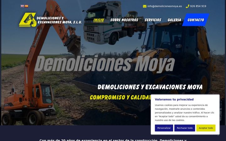 Zrzut ekranu demolicionesmoya.es