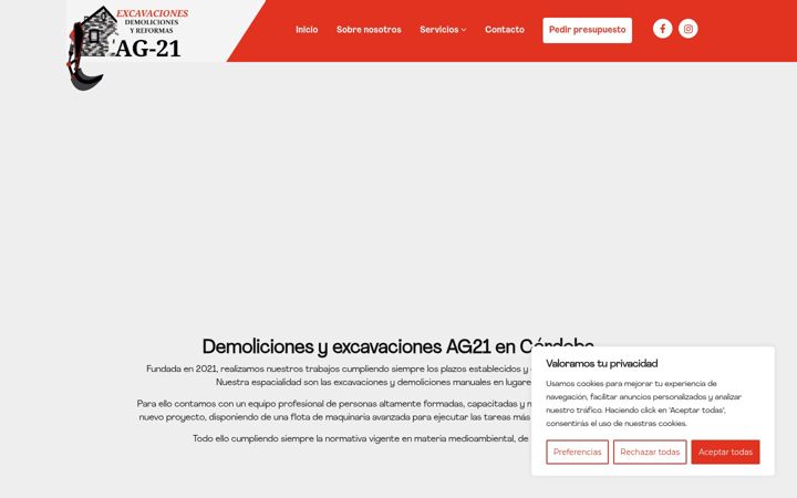 Zrzut ekranu demolicionesyexcavacionesag-21.es
