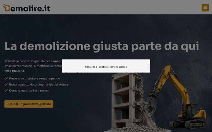 Screenshot of demolire.it