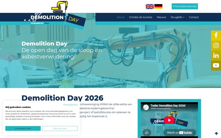 Screenshot di demolitionday.nl