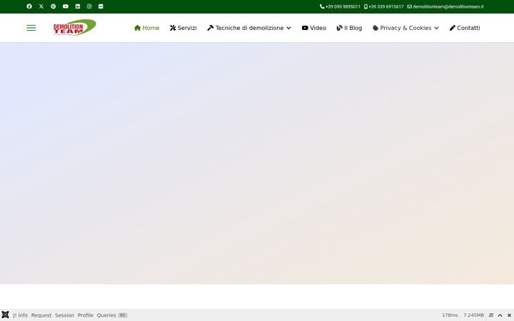 Screenshot of demolitionteam.it