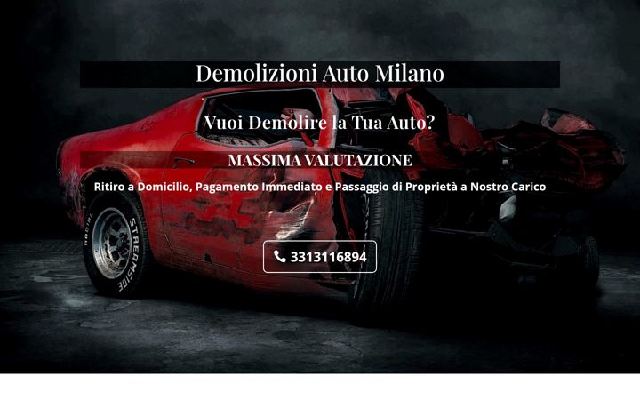 Screenshot ta' demolizionemilano.it