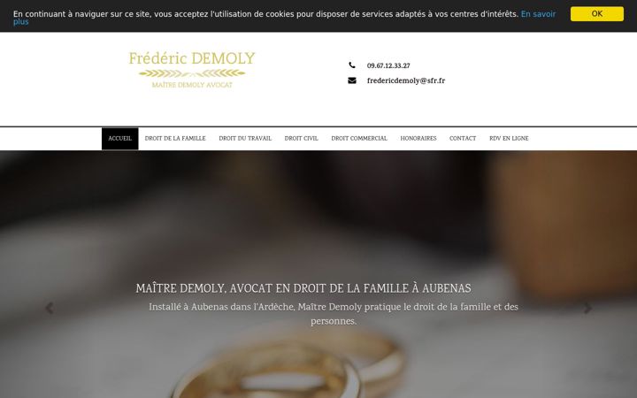 Screenshot of demoly-avocat-aubenas.fr