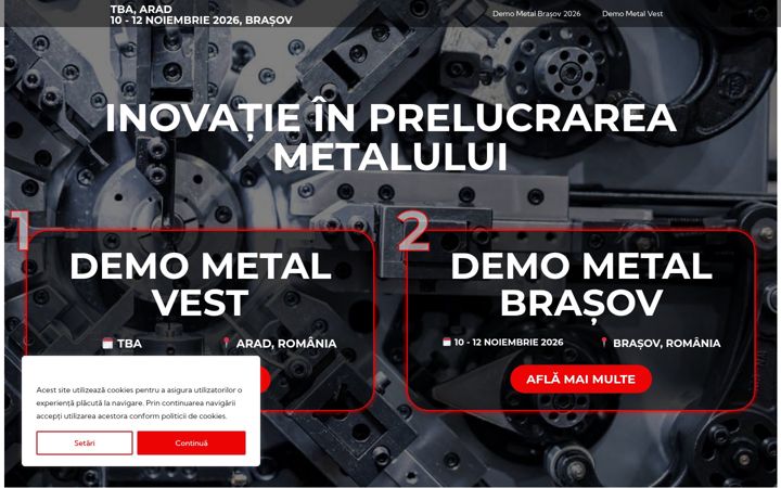 Snimka zaslona za demometal.ro