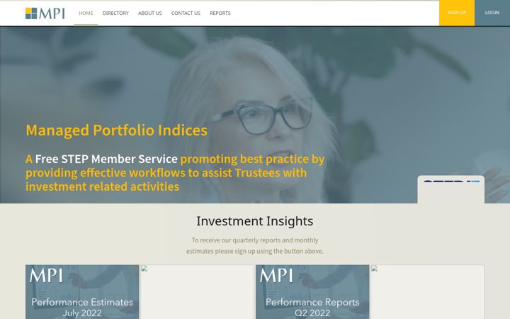 Screenshot of demompindices.com